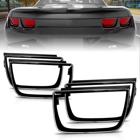 ANZO 2010-2013 Chevrolet Camaro Taillight Bezels - 4pc Gloss Black thumbnail 3