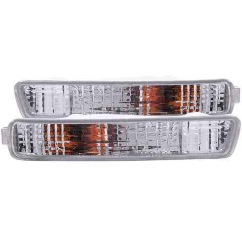 ANZO 1994-1995 Honda Accord Euro Parking Lights Chrome thumbnail 3
