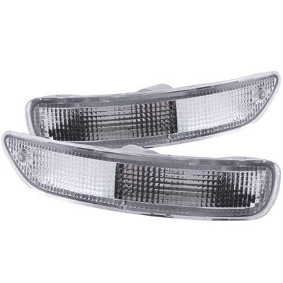 ANZO 1993-1997 Toyota Corolla Euro Parking Lights Chrome thumbnail 1