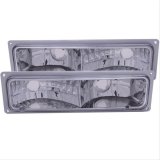 ANZO 1988-1998 Chevrolet C1500 Euro Parking Lights Chrome thumbnail 1
