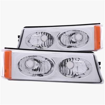ANZO 2003-2006 Chevrolet Silverado 1500 Euro Parking Lights Crystal thumbnail 1