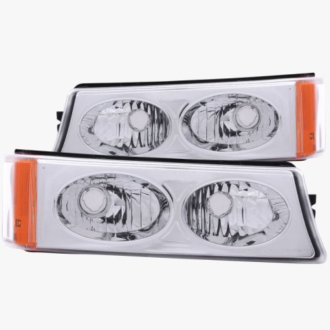 ANZO 2003-2006 Chevrolet Silverado 1500 Euro Parking Lights Crystal thumbnail 3