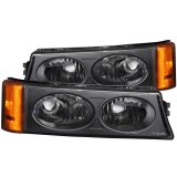 ANZO 2003-2006 Chevrolet Silverado 1500 Euro Parking Lights Black thumbnail 5