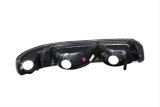 ANZO 1999-2002 Chevrolet Silverado 1500 Euro Parking Lights Black w/ Amber Reflector thumbnail 2