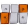 ANZO Corner Lights 1988-1993 Chevrolet C1500 Euro Corner Lights 4 Crystal Chrome / 2 Crystal Amber thumbnail 5
