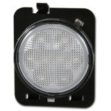 ANZO 2007-2015 Jeep Wrangler LED Side Fender Lights Clear thumbnail 2