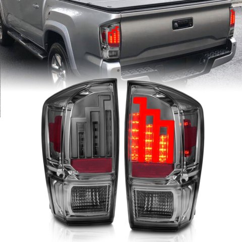 ANZO 2016-2017 Toyota Tacoma LED Taillights Smoke thumbnail 5