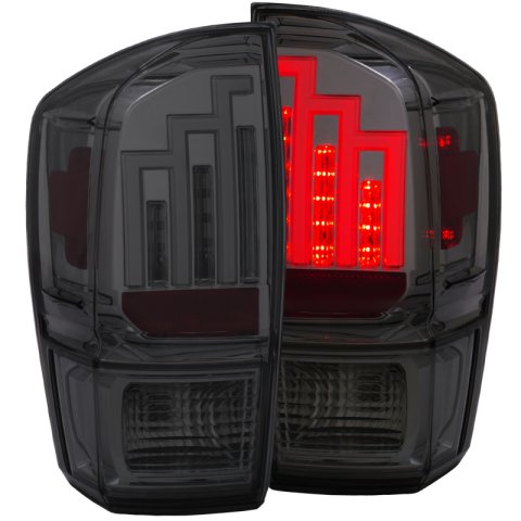 ANZO 2016-2017 Toyota Tacoma LED Taillights Smoke thumbnail 6