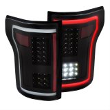 ANZO 2015-2017 Ford F-150 LED Taillights Black thumbnail 2