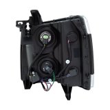 ANZO 2007-2013 Chevrolet Silverado Crystal Headlights Black thumbnail 8