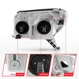 ANZO 2003-2005 Toyota 4Runner Crystal Headlights Black thumbnail 4