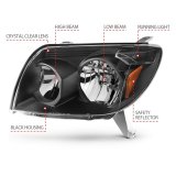 ANZO 2003-2005 Toyota 4Runner Crystal Headlights Black thumbnail 5