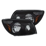 ANZO 2003-2005 Toyota 4Runner Crystal Headlights Black thumbnail 7