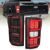 ANZO 18-19 Ford F-150 LED Taillights Black thumbnail 6