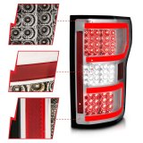ANZO 18-19 Ford F-150 LED Taillights Chrome thumbnail 2