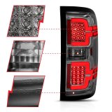 ANZO 2014-2018 Chevy Silverado 1500 LED Taillights Smoke thumbnail 2
