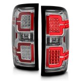 ANZO 2014-2018 Chevy Silverado 1500 LED Taillights Chrome thumbnail 3