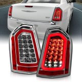 ANZO 11-14 Chrysler 300 LED Taillights Chrome w/ Sequential thumbnail 1