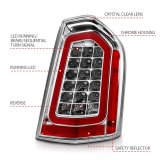 ANZO 11-14 Chrysler 300 LED Taillights Chrome w/ Sequential thumbnail 4