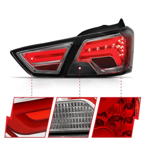 ANZO 14-18 Chevrolet Impala LED Taillights Smoke thumbnail 2