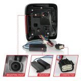 ANZO 18-19 Jeep Wrangler JL LED Taillights Black thumbnail 4