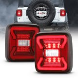 ANZO 18-19 Jeep Wrangler JL LED Taillights Black thumbnail 7