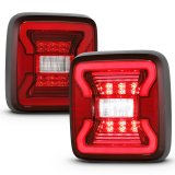 ANZO 18-19 Jeep Wrangler JL LED Taillights Black thumbnail 9