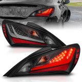 ANZO 10-13 Hyundai Genesis 2DR LED Taillights Smoke thumbnail 1