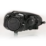 ANZO 2006-2009 Volkswagen Us Rabbit Crystal Headlight Black (Halogen Only) thumbnail 2