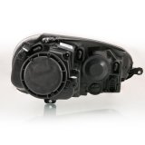 ANZO 2006-2009 Volkswagen Us Rabbit Crystal Headlight Black (Halogen Only) thumbnail 3