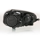 ANZO 2006-2009 Volkswagen Us Rabbit Crystal Headlight Black (Halogen Only) thumbnail 6