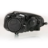 ANZO 2006-2009 Volkswagen Us Rabbit Crystal Headlight Black (Halogen Only) thumbnail 8