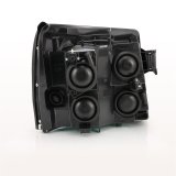 ANZO 2003-2006 Cadillac Escalade Crystal Headlight Black Amber thumbnail 2