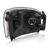 ANZO 2006-2009 Dodge Ram 1500 Crystal Headlight Black Amber thumbnail 5