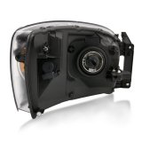 ANZO 2006-2009 Dodge Ram 1500 Crystal Headlight Black Amber thumbnail 8