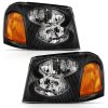 ANZO 2002-2009 GMC Envoy Crystal Headlight Black Amber thumbnail 7