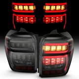 ANZO 2014-2020 Toyota 4Runner T.L Black Housing Smoke Lens Red Light Bar W/Sequential thumbnail 1