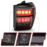 ANZO 2014-2020 Toyota 4Runner T.L Black Housing Smoke Lens Red Light Bar W/Sequential thumbnail 3