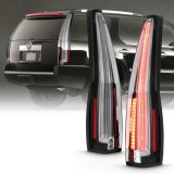 ANZO 2007-2014 Cadillac Escalade Led Taillights Red/Clear thumbnail 2