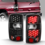 ANZO 2000-2006 Chevrolet Tahoe Led Taillights Black/Clear thumbnail 3