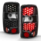ANZO 2000-2006 Chevrolet Tahoe Led Taillights Black/Clear thumbnail 4