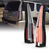 ANZO 2007-2014 Chevrolet Tahoe Led Taillights Red/Clear thumbnail 1
