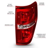 ANZO 2009-2014 Ford F-150 Euro Taillight Red/Clear (W/O Bulb) thumbnail 4