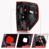 ANZO 2009-2014 Ford F-150 Euro Taillight Red/Clear (W/O Bulb) thumbnail 5