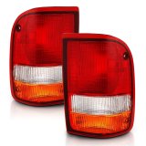 ANZO 1993-1997 Ford Ranger Tail Light Red/Clear (OE) thumbnail 2