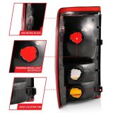 ANZO 1993-1997 Ford Ranger Tail Light Red/Clear (OE) thumbnail 5