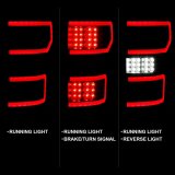 ANZO 18-19 Ford F-150 LED Taillight Black Housing Clear Lens Red Light Bar W/Sequential thumbnail 8