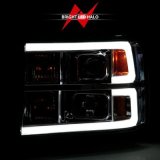 ANZO 2007-2013 GMC Sierra 1500 Projector Headlight Plank Style Chrome w/ Clear Lens Amber thumbnail 6