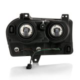 ANZO 2005-2010 Chrysler 300 Crystal Headlight Black thumbnail 3