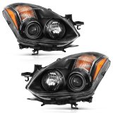 ANZO 2010-2013 Nissan Altima Projector Headlight Black (Halogen Type) thumbnail 3